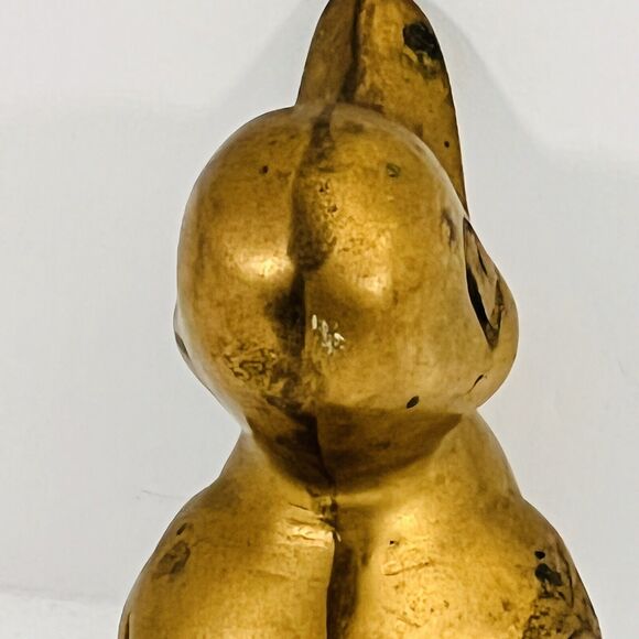 Brass Duck Baby Duckling Miniature Small Figurine Shelf Collectible Knick nack - Picture 7 of 12